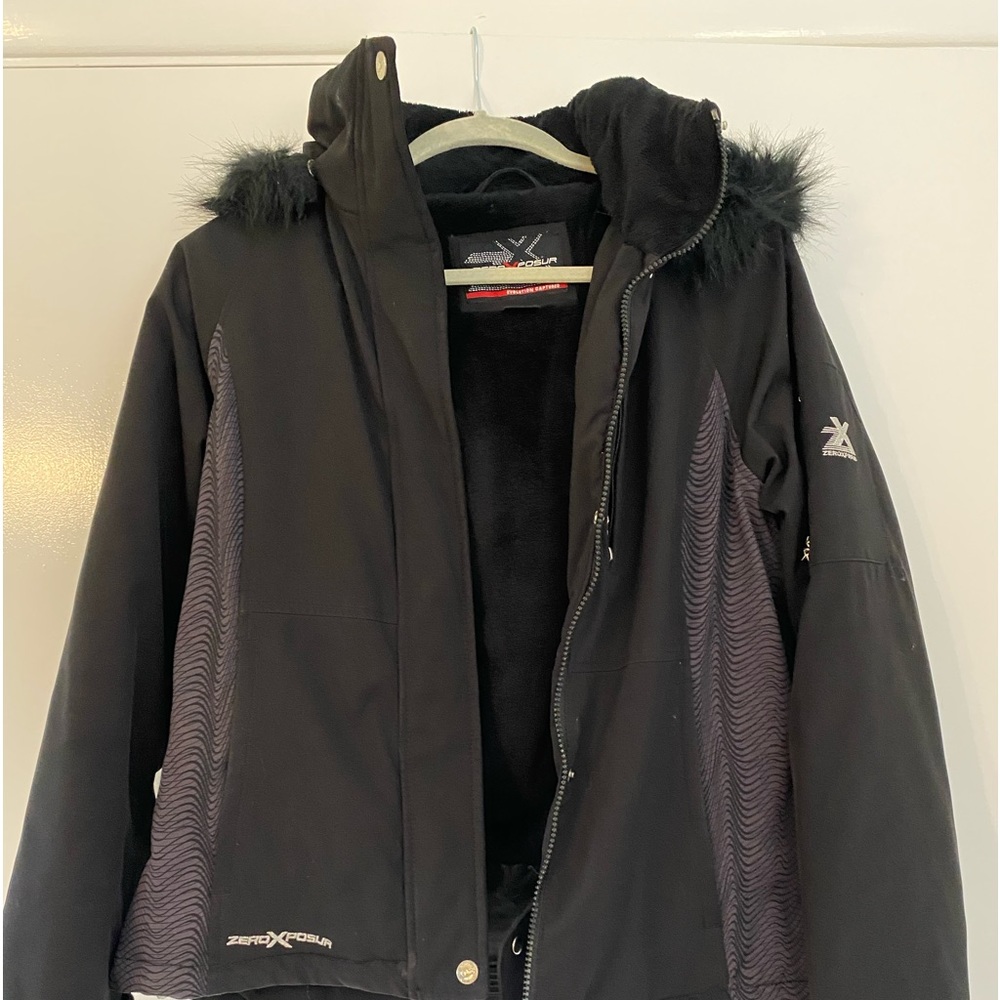 Black winter coat